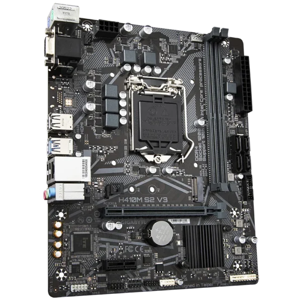 Gigabyte H410M S2 V3(rev 1.1) Intel 10th Gen Lga1200 Micro ATX Motherboard(GA-H410M-S2 V3) - Image 4