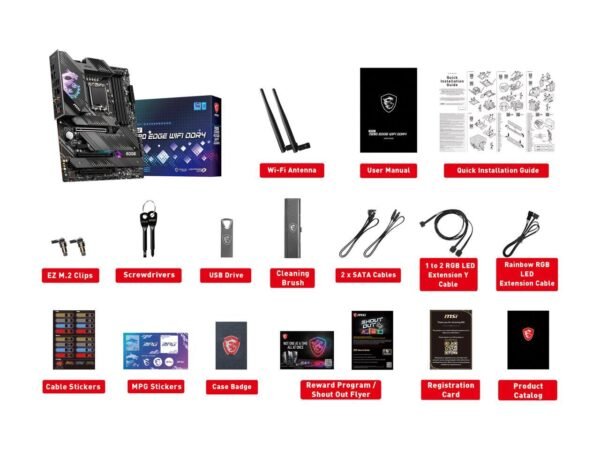 Msi Mpg Z690 Edge WiFi Intel 12th Gen LGA1700 DDR4 Motherboard - Image 6