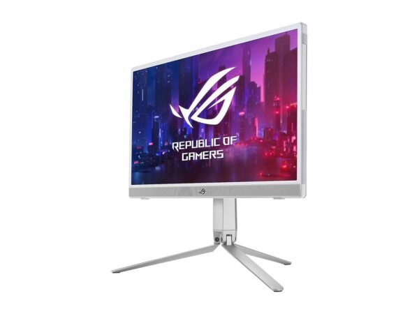 ASUS ROG STRIX XG16AHP-W (WHITE), 15.6-inch full HD, 144Hz IPS G-SYNC compatible portable monitor, built-in battery, kickstand, USB-C power delivery, micro HDMI, ROG tripod, for console - Image 2