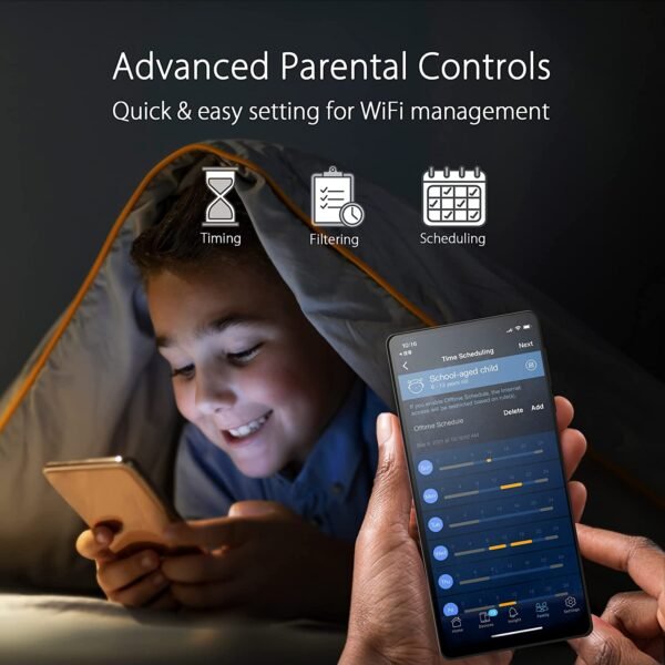 ASUS Zen WiFi (XT8) Black AX-6600 Whole-Home Tri-Band Mesh WiFi 6 System 2 Pack - Image 5