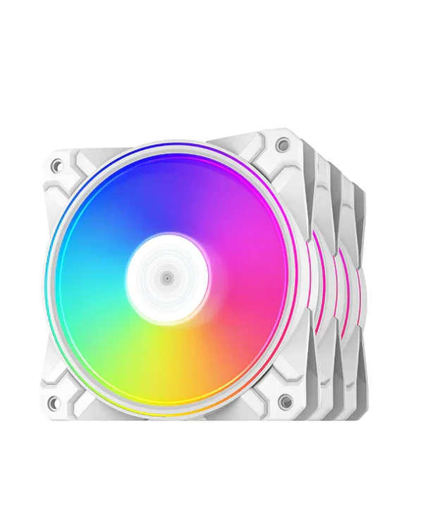 Deepcool CF120 Plus ARGB 3-in-1 120mm PWM Case Fan (White) - Image 5