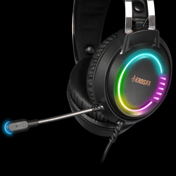 Gamdias Eros E3 with Omnidirectional Microphone RGB Gaming Headset - Image 3