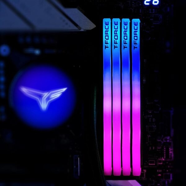 TeamGroup T-Force Delta RGB 32GB (16GB X 2) 5200Mhz DDR5 CL40 Desktop Memory (Black) - Image 4