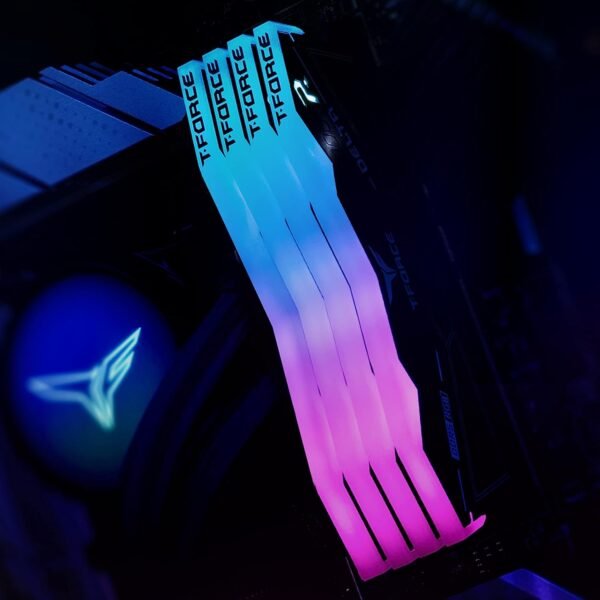 TeamGroup T-Force Delta RGB 32GB (16GB X 2) 5200Mhz DDR5 CL40 Desktop Memory (Black) - Image 7