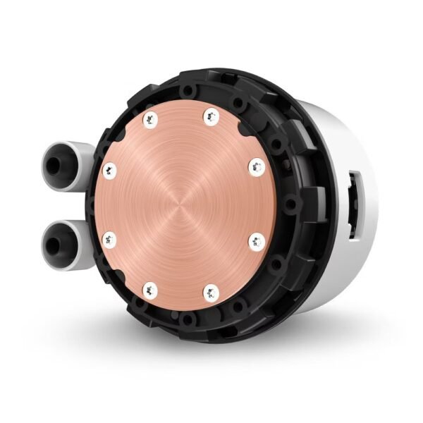 NZXT Kraken 240 RGB WH 240mm All-in-One Liquid CPU Cooler with LCD Display (White) - Image 4