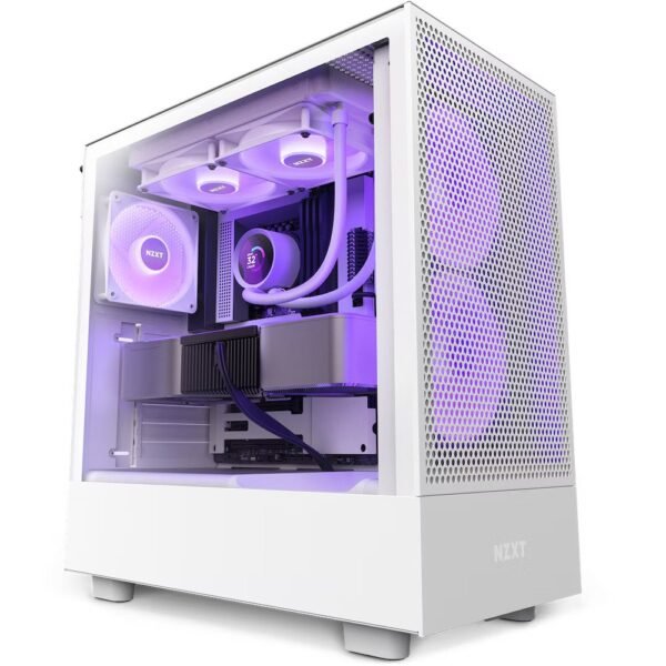 NZXT Kraken 240 RGB WH 240mm All-in-One Liquid CPU Cooler with LCD Display (White) - Image 5