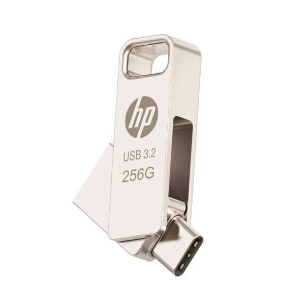 HP X206C 256GB USB Type C OTG Type USB 3.2 Pendrive (Silver) - Image 2