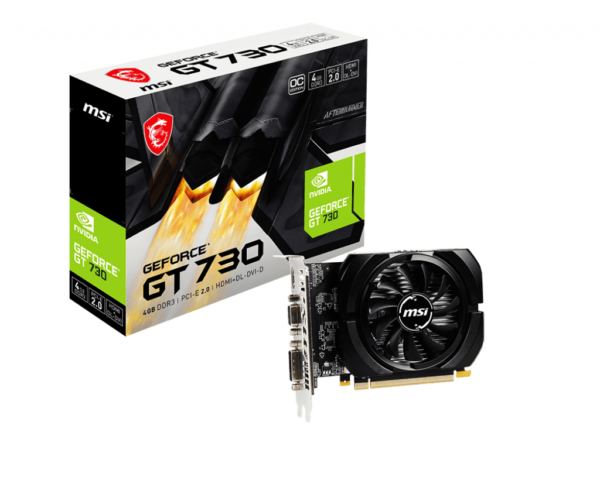 Msi GeForce GT730 4GB DDR3 V2 Graphics Card