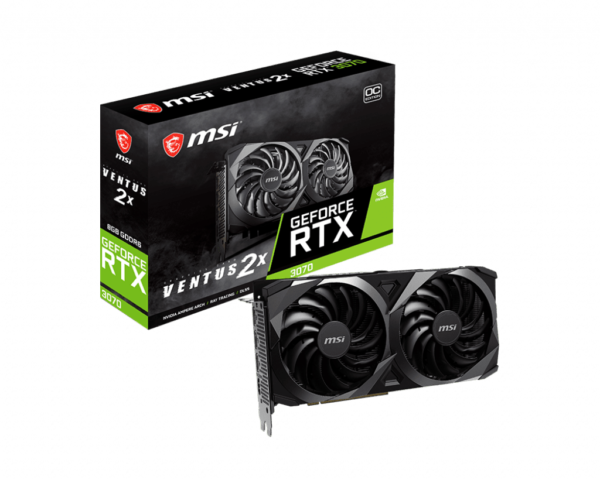 Msi GeForce RTX 3070 Ventus 2X 8G OC LHR Graphics Card